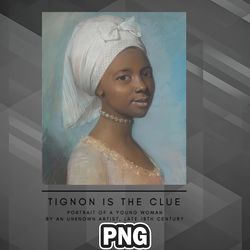 African PNG Tignon Is The Clue PNG For Sublimation Print