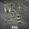 AFC110723133742-African PNG African Senufo Korhogo Tribal Ethnic Art PNG For Sublimation Print.jpg