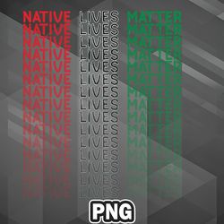 African PNG Native Lives Matter Flag PNG For Sublimation Print