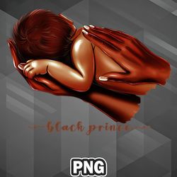 African PNG Black Prince Illustration PNG For Sublimation Print