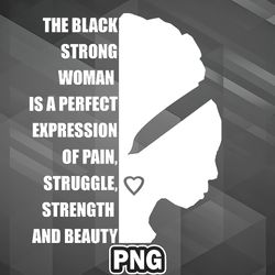 African PNG Black Strong Woman PNG For Sublimation Print
