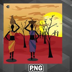 African PNG West African Art PNG For Sublimation Print