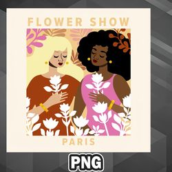 African PNG Paris Flower Show PNG For Sublimation Print