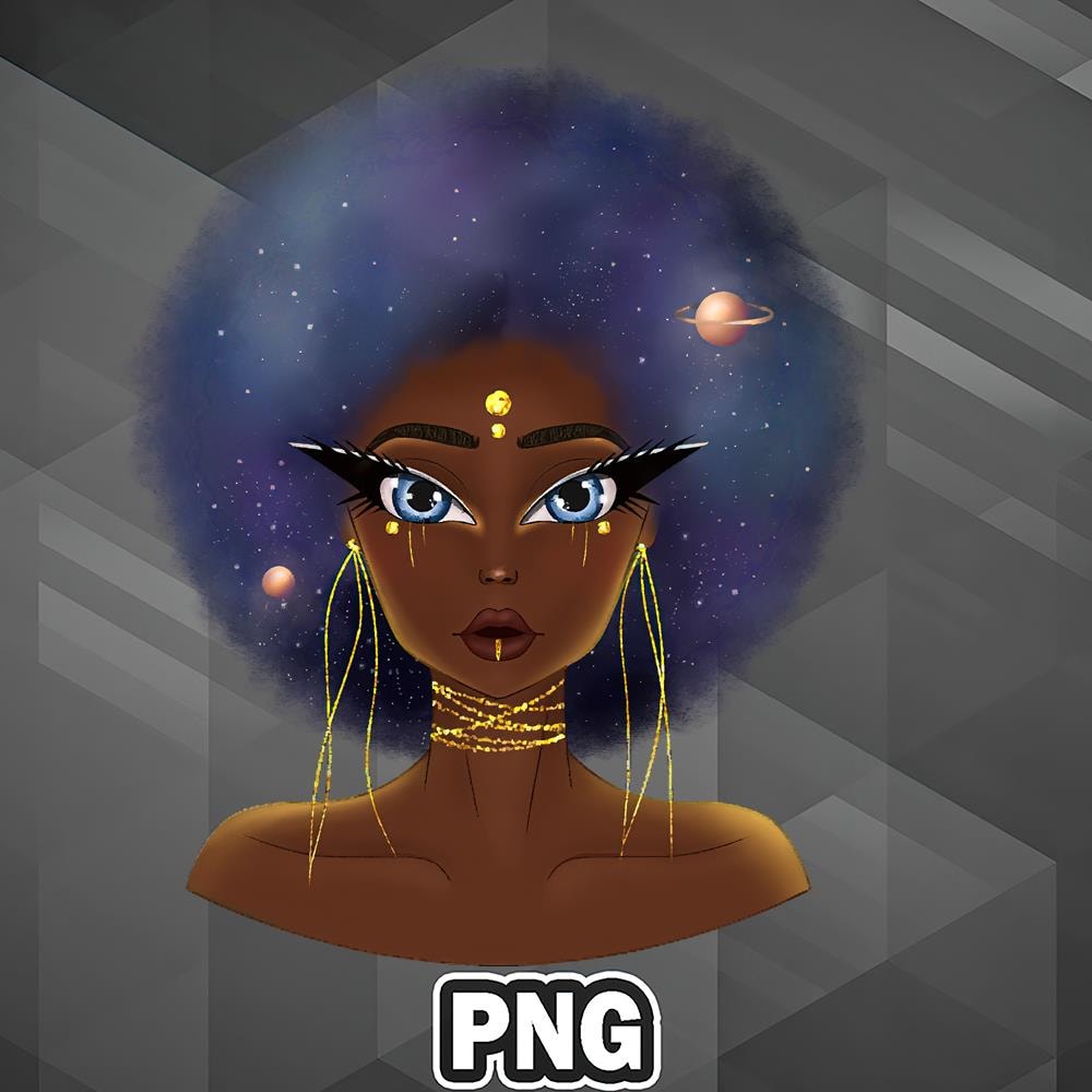 AFC1107231337171-African PNG Black Woman With A Space Afro PNG For Sublimation Print.jpg