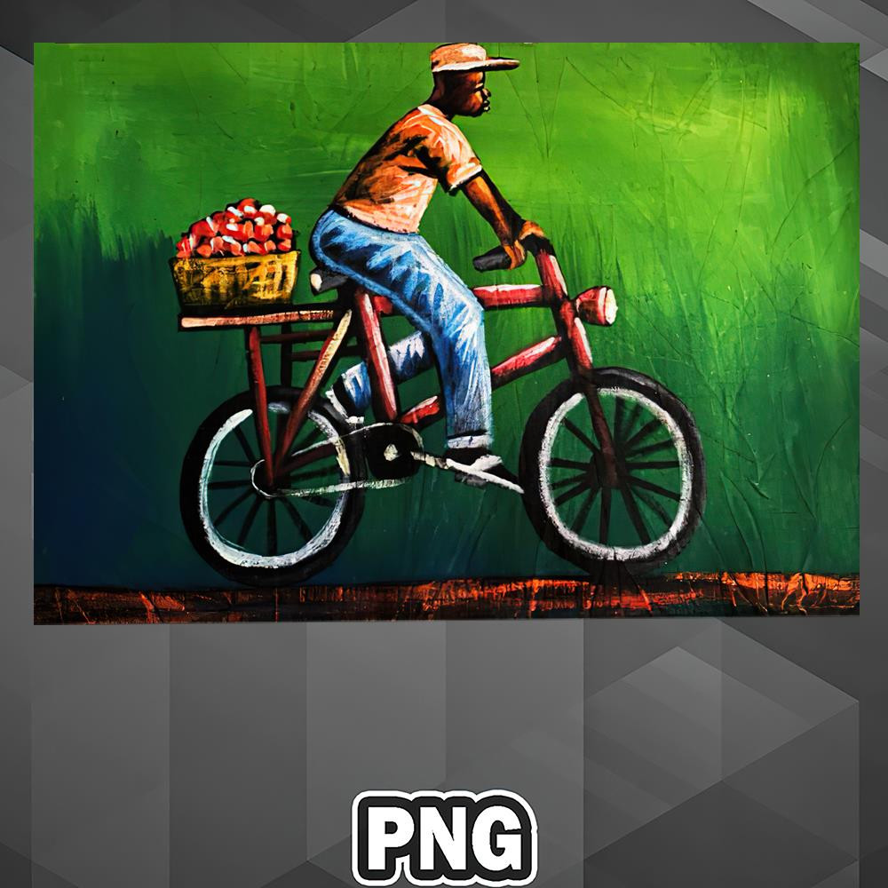 AFC110723133734-African PNG African Man Riding Bicycle African Artwork PNG For Sublimation Print.jpg