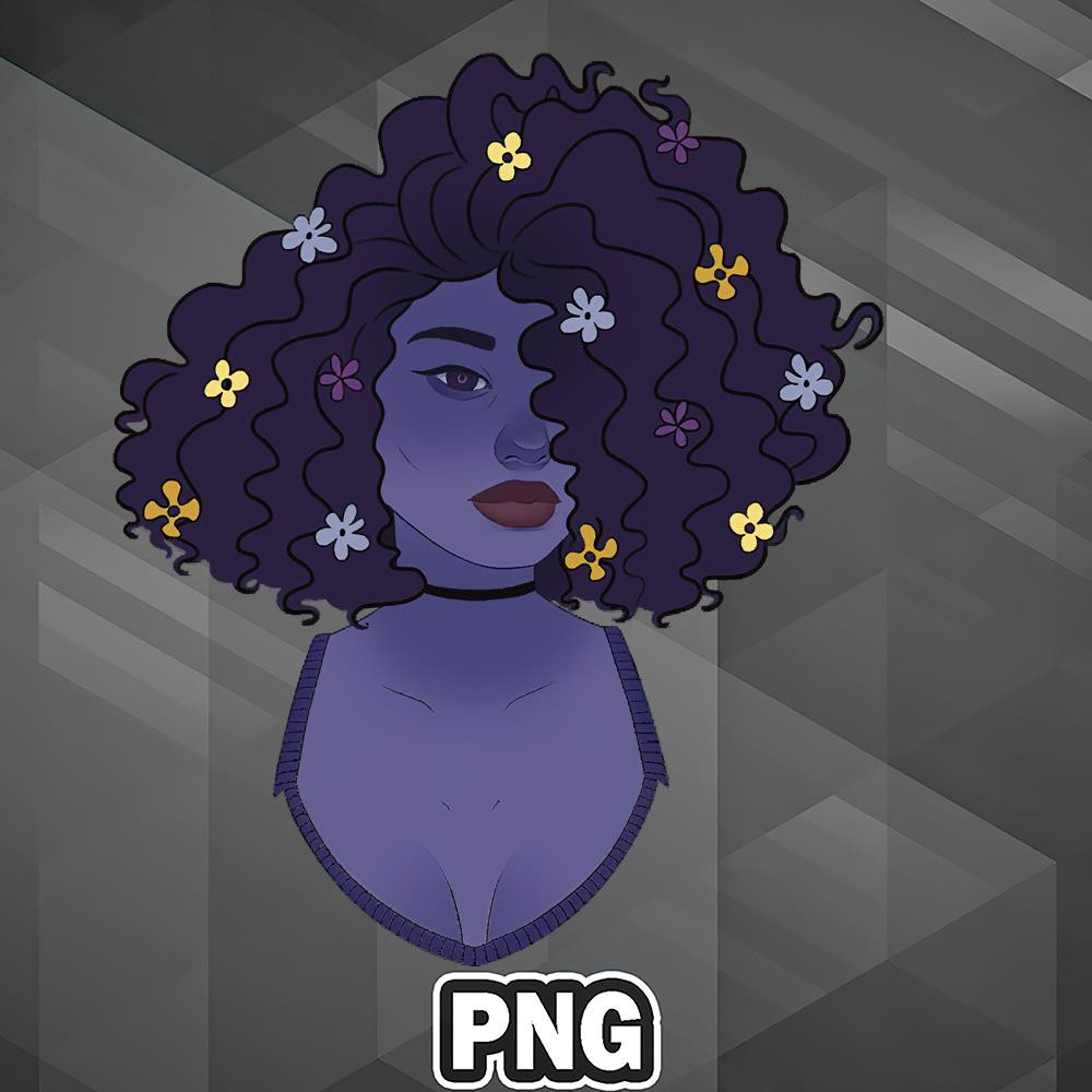 AFC1107231337203-African PNG Curly Hair Purple PNG For Sublimation Print.jpg