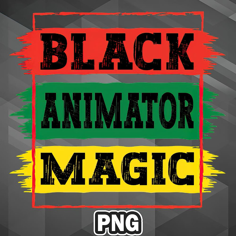 AHT1107231335234-African PNG Black Animator Magic Black African History Month Pride Animator PNG For Sublimation Print.jpg