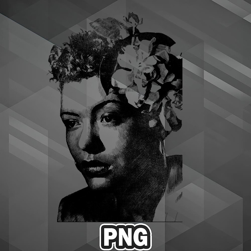 AFM110723133680-African PNG Billie Holiday PNG For Sublimation Print.jpg
