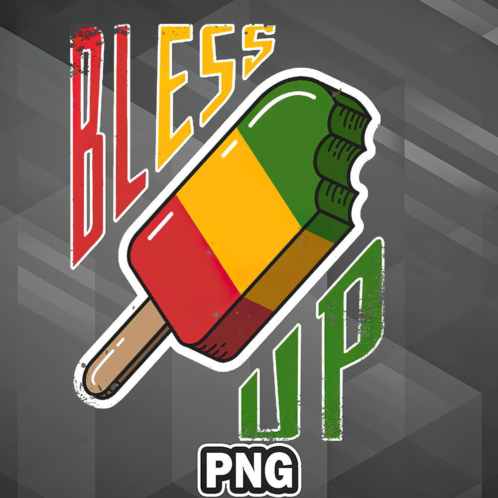 AFM110723133696-African PNG Bless Up Cool Jamaican Reggae Music Ice cream PNG For Sublimation Print.jpg