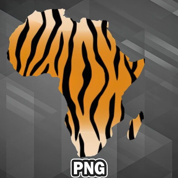 AHT1107231335271-African PNG Black History Month - Tiger Stripes African Continent PNG For Sublimation Print.jpg