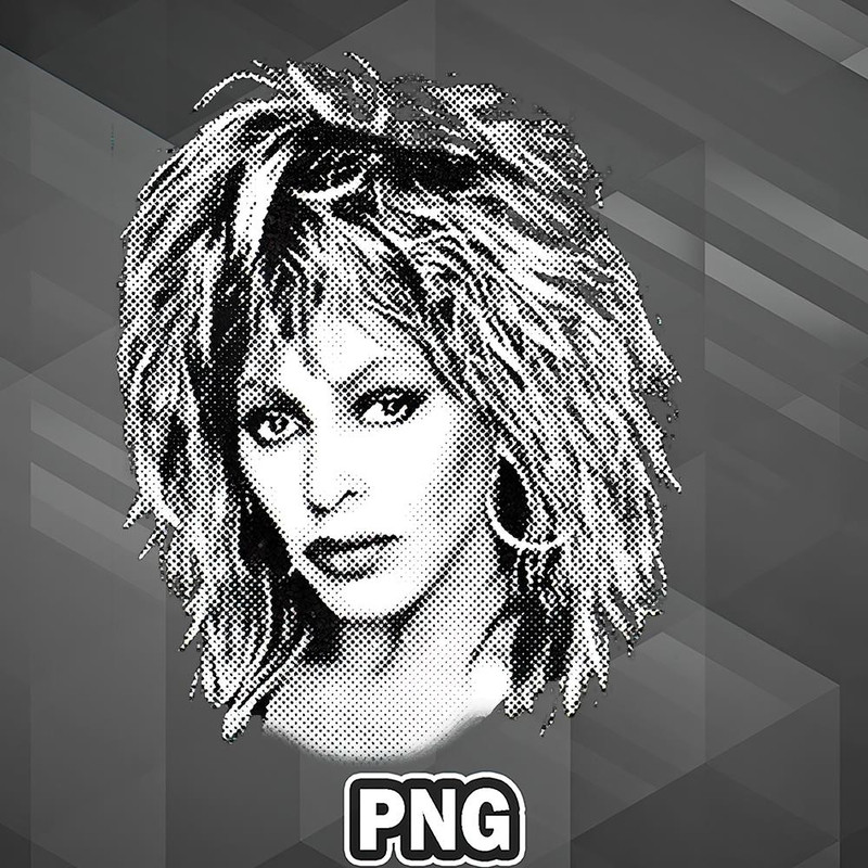 AFM1107231336380-African PNG Tina Turner Halftone PNG For Sublimation Print.jpg
