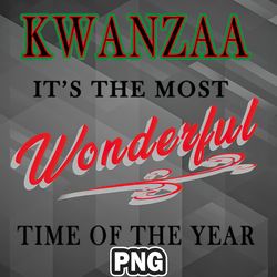 african png kwanzaa its the most wonderful time of the year png for sublimation print customized for decor