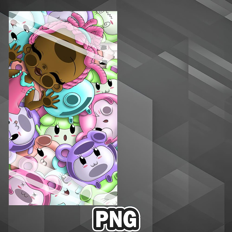 FRI110723131344-African PNG African American Girl and Bears PNG For Sublimation Print.jpg