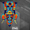 FRI1107231313681-African PNG Orange Blue African Mask 6 PNG For Sublimation Print.jpg