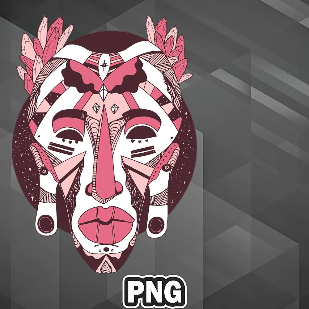FRI1107231313728-African PNG Pink and White African Mask 1 PNG For Sublimation Print.jpg