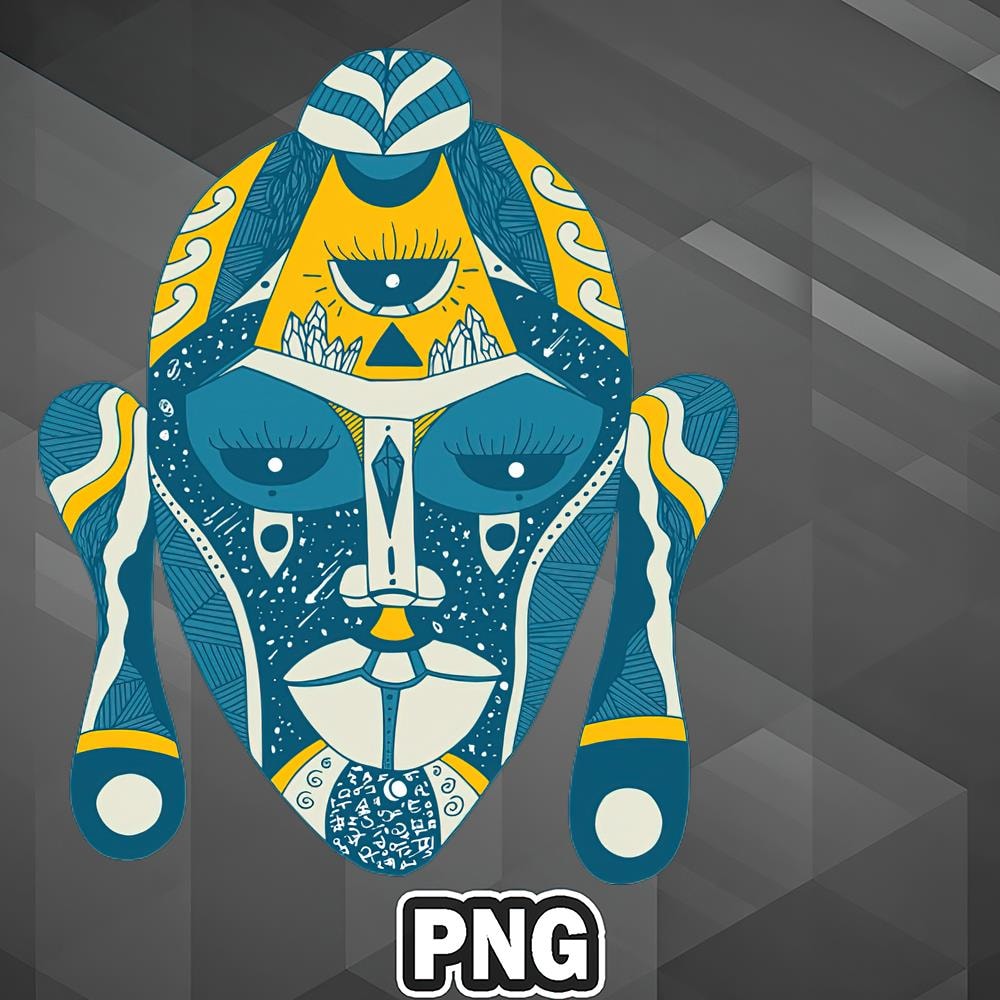 FRI1107231313775-African PNG Retro Wave African Mask 7 PNG For Sublimation Print.jpg