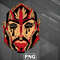 FRI1107231313757-African PNG Red And Cream African Mask No 9 PNG For Sublimation Print.jpg
