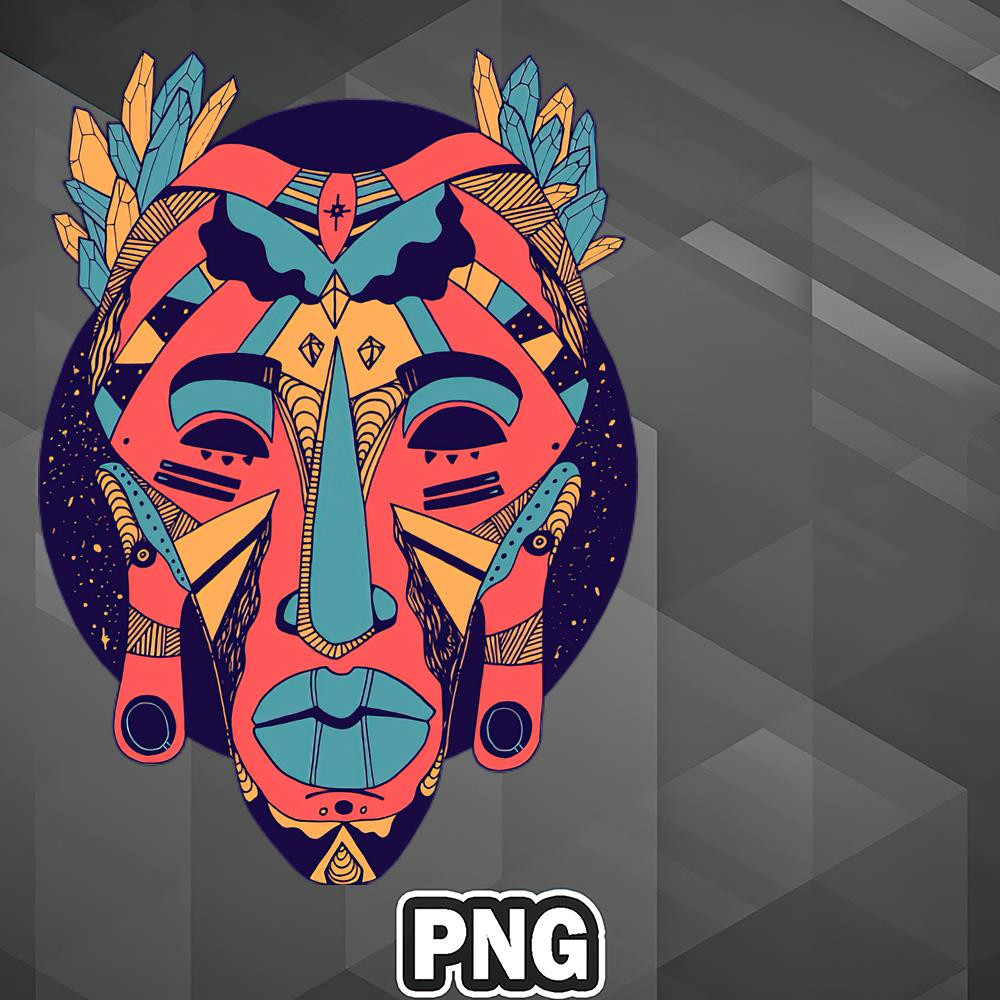 FRI1107231313763-African PNG Retro Triad African Mask 1 PNG For Sublimation Print.jpg