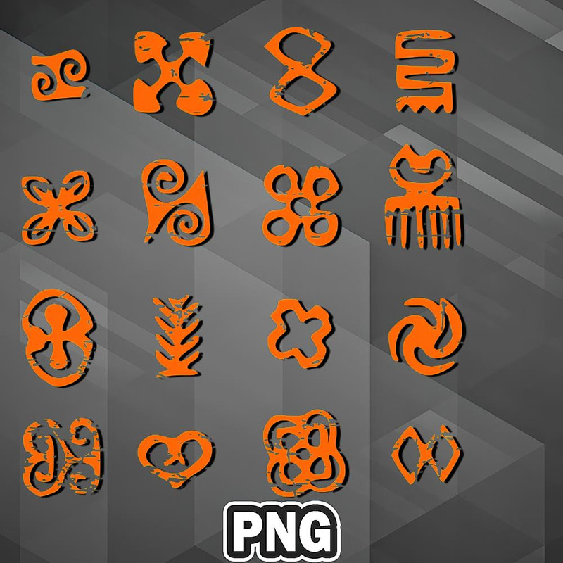 FRI1107231313427-African PNG Distressed Adinkra African Symbols PNG For Sublimation Print.jpg