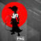 MER110723131773-African PNG Afro Hair Samurai In Red Moon PNG For Sublimation Print.jpg