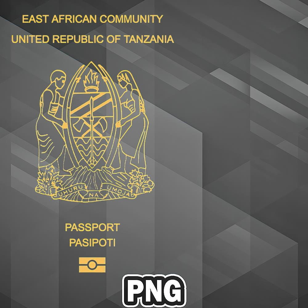 SEG1107231321141-African PNG Tanzania Passport PNG For Sublimation Print.jpg