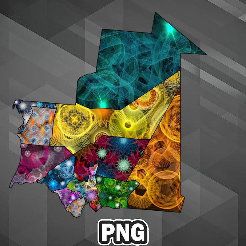 SHD1107231316271-African PNG Spirograph Patterned Regions Of Mauritania Map PNG For Sublimation Print.jpg