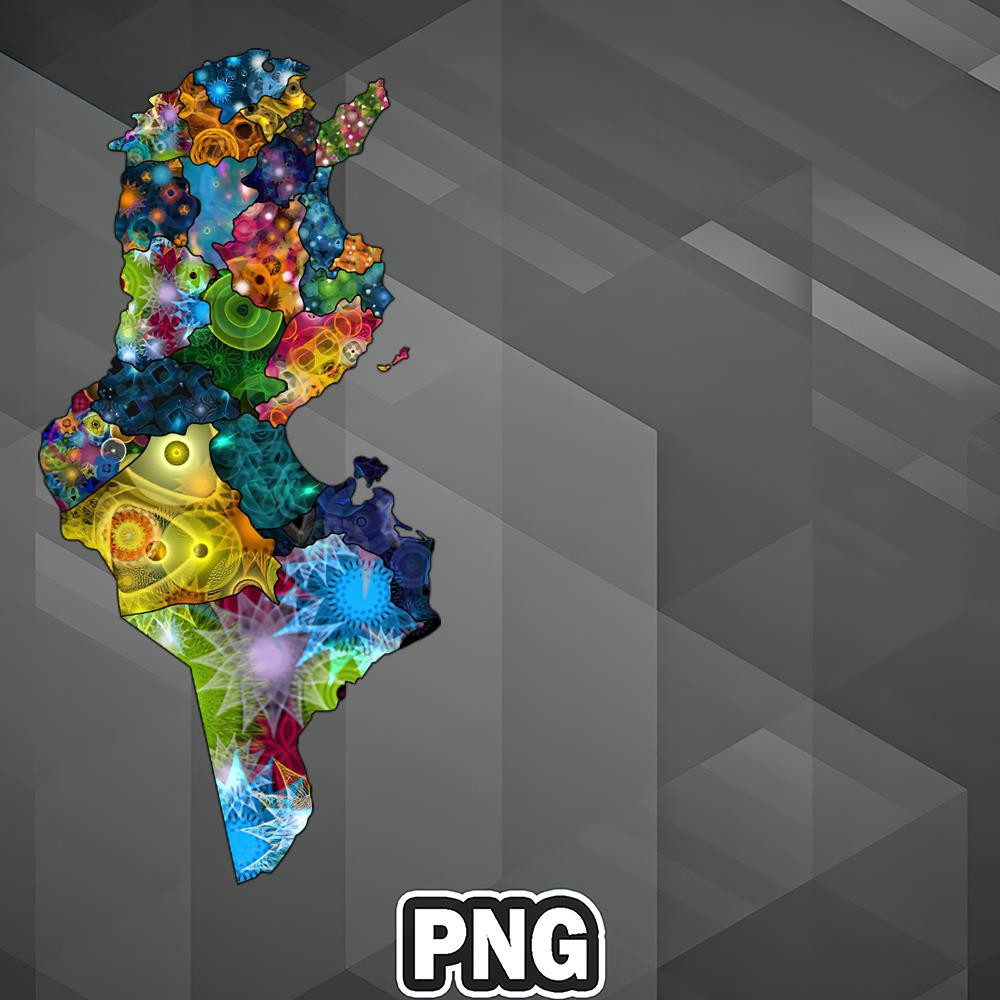 SHD1107231316272-African PNG Spirograph Patterned Tunisia Governorates Map PNG For Sublimation Print.jpg