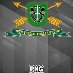 Army PNG 10th Special Forces Group Printable For Decor