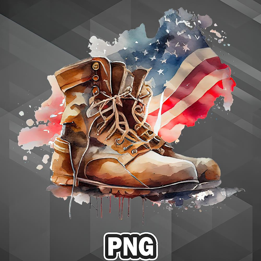 VT06072307391001-Army PNG Watercolor Veteran Boots PNG For Sublimation Print.jpg