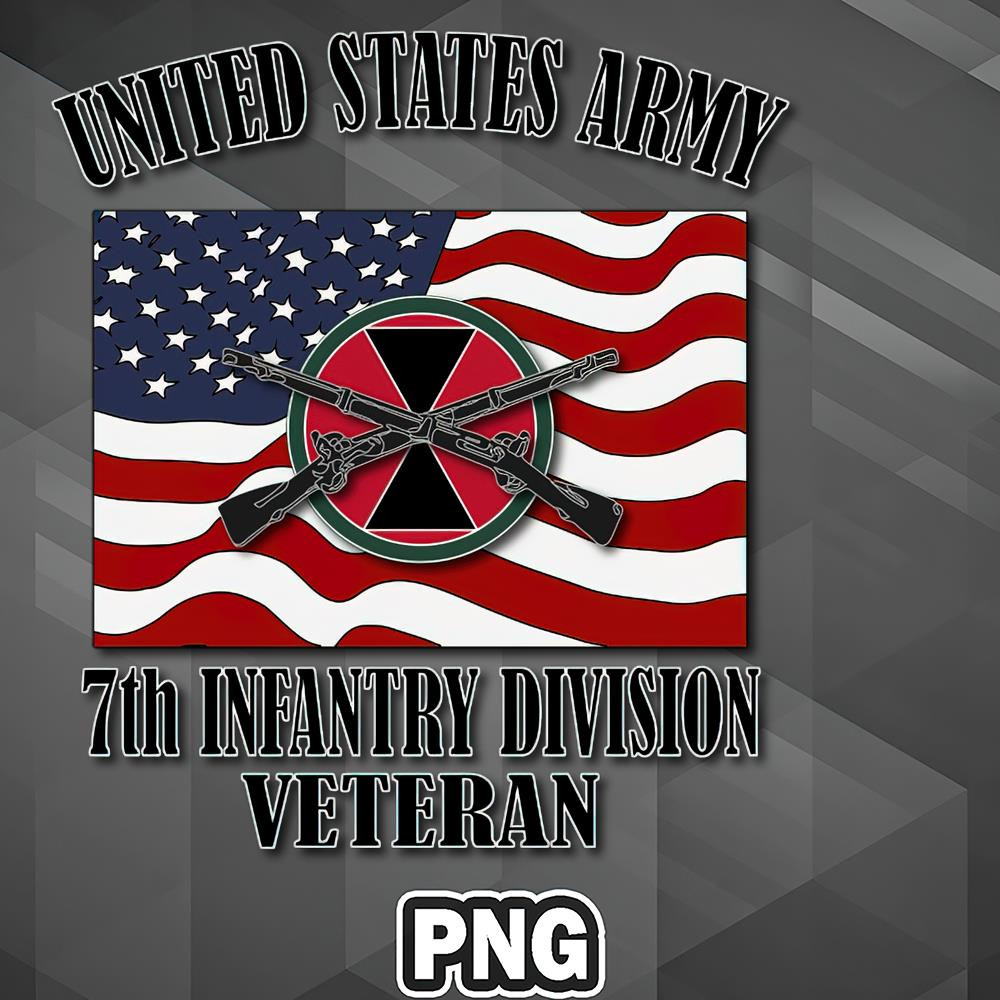 VT060723073974-Army PNG 7th Infantry Division- Veteran PNG For Sublimation Print.jpg