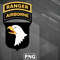 VT06072307395-Army PNG 101st Airborne Division with Ranger Tab PNG For Sublimation Print.jpg