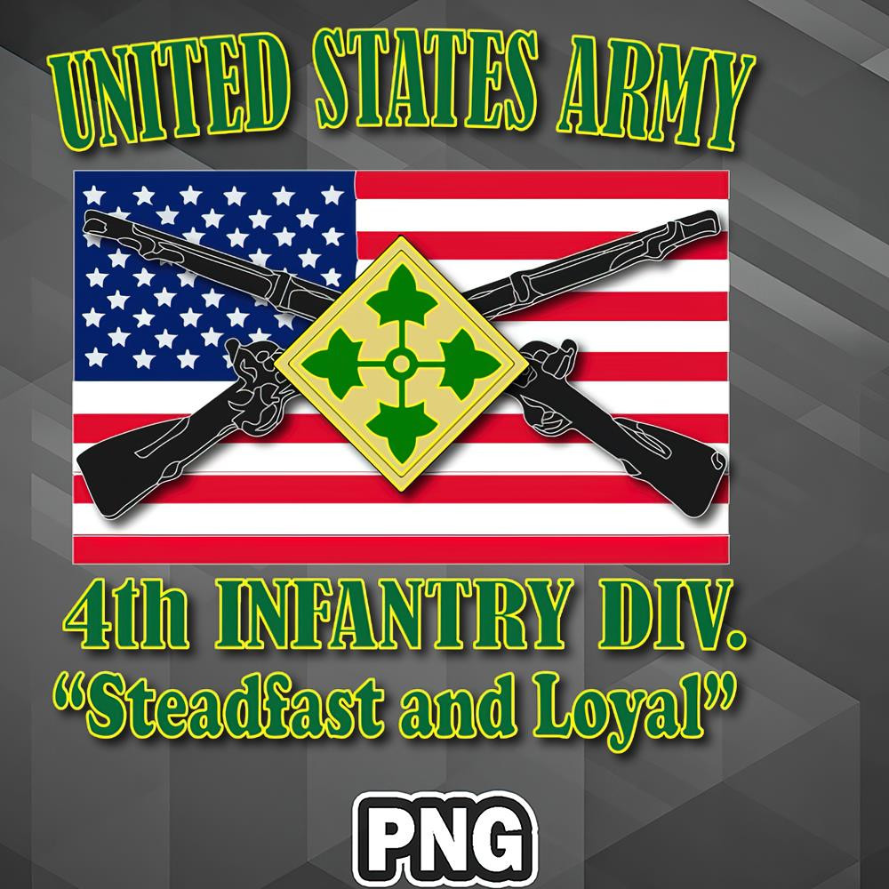 VT060723073956-Army PNG 4th Infantry Division PNG For Sublimation Print.jpg