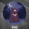 AS1007231309554-Asian PNG Night - Moon Bear Circle Animal PNG For Sublimation Print.jpg