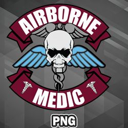 Army PNG Airborne Medic PNG For Sublimation Print Trending For Craft