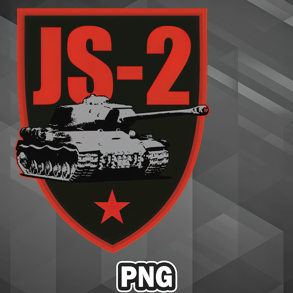 AMO0607230750361-Army PNG JS-2 Tank PNG For Sublimation Print.jpg