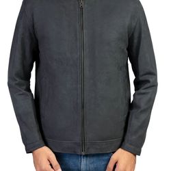men's classic suede leather jacket - elevate your style with unmatched sophistication