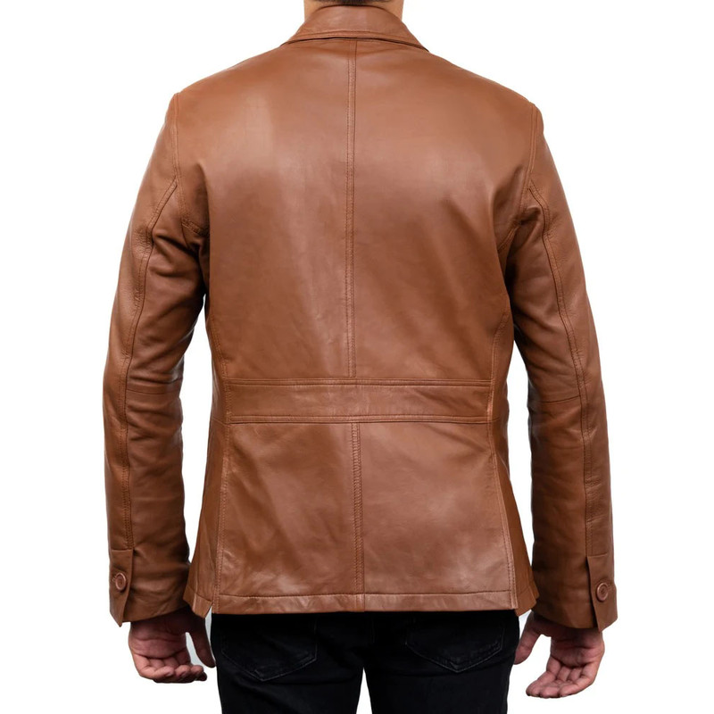2-Button Men Lambskin Leather Blazer-Cognac_2.jpg
