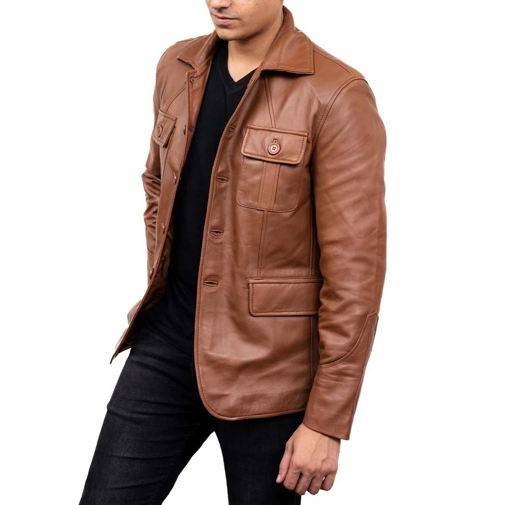 5-Button Men Lambskin Leather Blazer_1.jpg