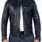 Cafe Racer Genuine Lambskin Leather Jacket-Blue_4.jpg