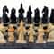 Luxurious Black Burma Teak Marble Chess Set Royal Bishop Series Handcrafted Stone Chessboard Pi 2