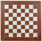 Luxury Walnut Brown Leather Rollup Chess Set Marble Checkers Metallic Trim ZigZag Stitching Leath 4