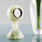 Luxury Green Onyx Pedestal Sphere Shape Mantel Clock Decorative Office And Home Clock 8