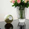 HandCarved Green Onyx Sphere Desk Clock  Natural Stone Ball Timepiece For Office  Home Decor 2