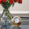 HandCarved Green Onyx Sphere Desk Clock  Natural Stone Ball Timepiece For Office  Home Decor 4