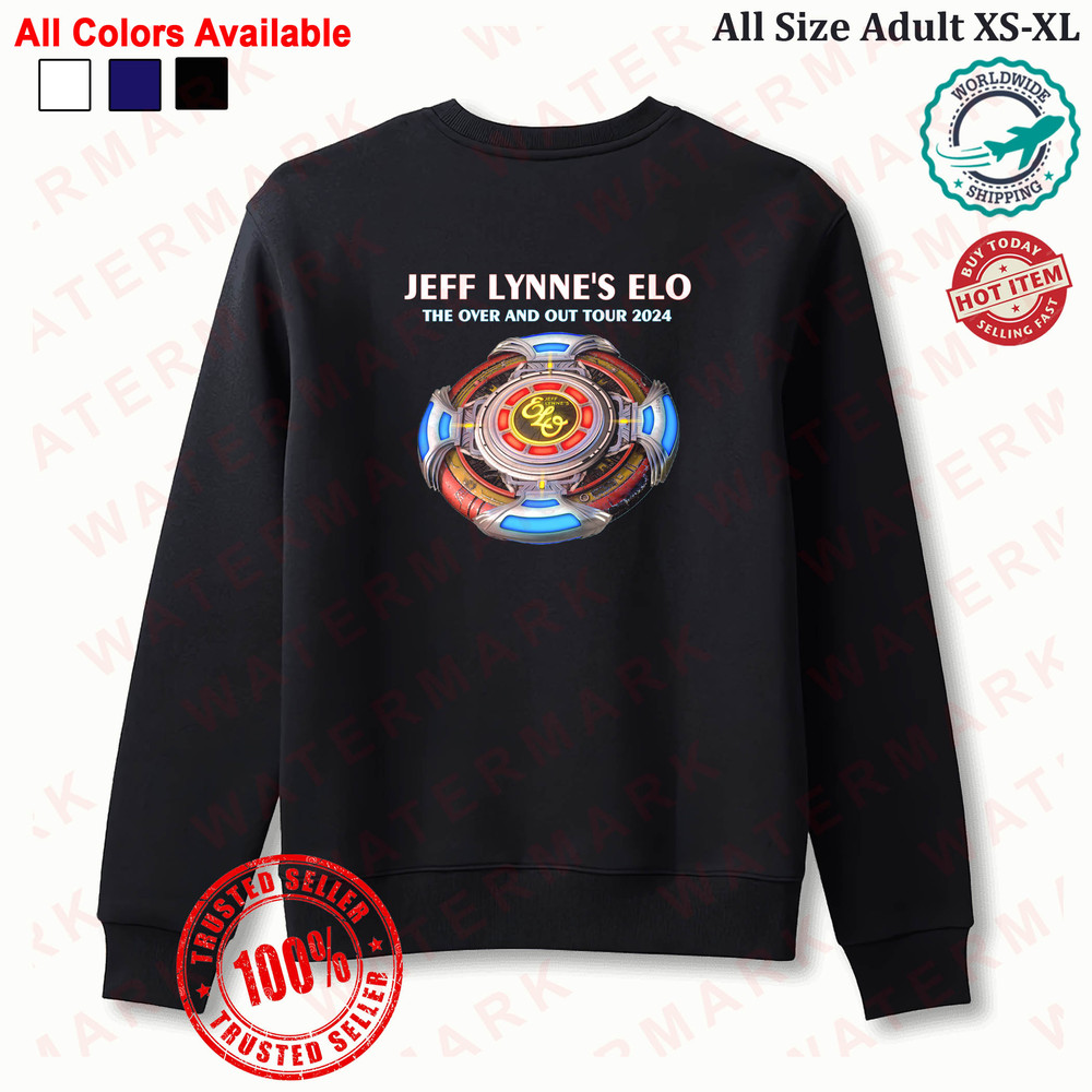 JEFF LYNNES ELO THE OVER AND OUT TOUR 2024 Sweatshirt 0