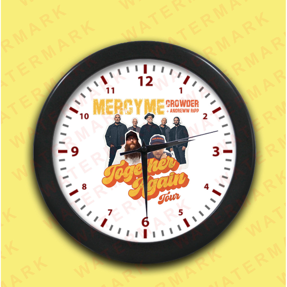 MERCYME TOGETHER AGAIIN TOUR 2024 Wall Clocks 0