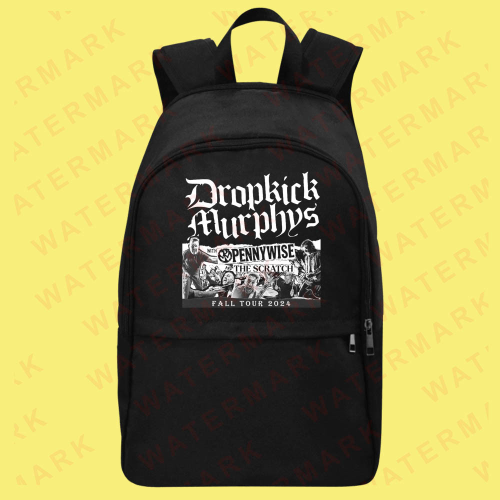DROPKICK MURPHYS WITH PENNYWISE AND THE SCRATCH FALL TOUR 2024 Backpack Bags 1 0