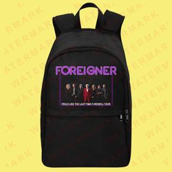 foreigner feels like the last time farewell tour final 2024 backpack bags 1