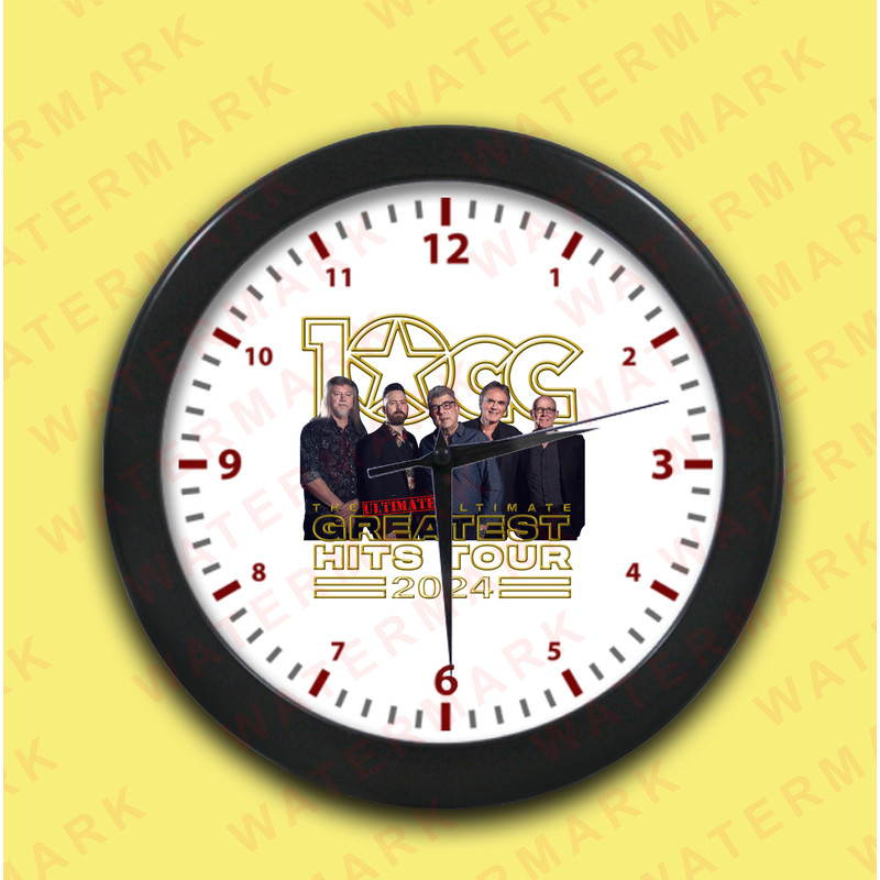 10CC THE ULTIMATE ULTIMATE GREATEST HITS TOUR 2024 Wall Clocks 0