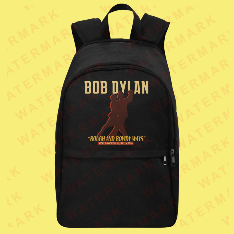 BOB DYLAN ROUGH AND ROWDY WAYS WORLD WIDE TOUR 20212024 Backpack Bags 0